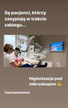 Zabiegi higienizacyjne pod mikroskopem